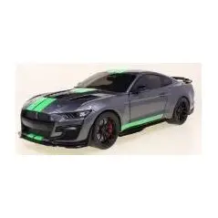 FORD MUSTANG GT500 CARBONIZED GREY / NEON GREEN STRIPES 2020