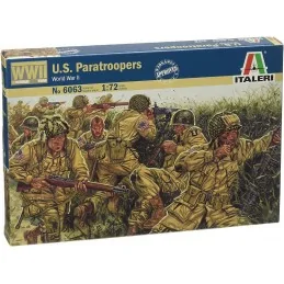 ITALERI 6063 - Paracaidistas estadounidenses WWII - ESCALA 1/72