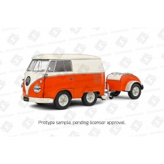 1:18 KOOL KOMBI ORANGE & WHITE 1950