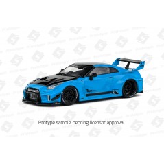 1:43 Nissan GTR35 LBWK Silhouette Miami Blue 2019