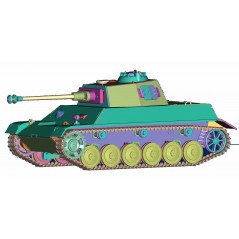 1:35 German Pz.Kpfw.III/IV auf Einheitsfahrgestell