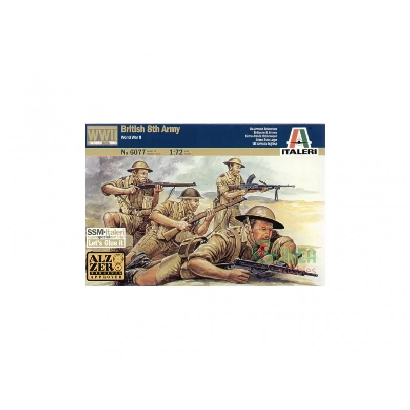 ITALERI 6077 - WWII British 8th Army - ESCALA 1/72