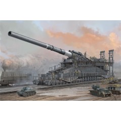 1:72 German IIWW 800mm K(E) Railway Gun DORA