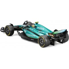 1:43 F1 Aston Martin AMR23 con Casco Alonso Vehículo Fórmula 1