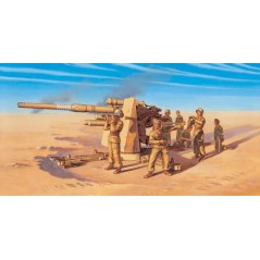 1:72 8.8CM FLAK 37 AA GUN W/CREW 2 FAST ASS