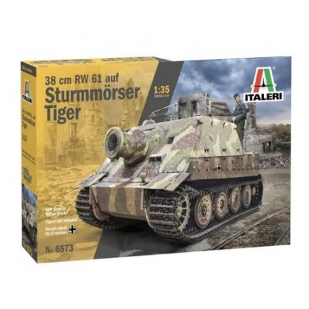 1:35 38CM RW 61 AUF STURMMOSER TIGER
