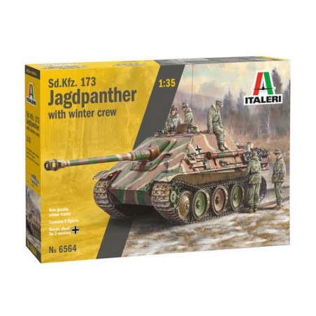 1:35 SD.KFZ.173 JAGDPANTHER WITH WINTER CREW