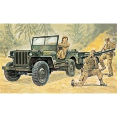 1:35 WILLYS MB JEEP WITH TRAILER