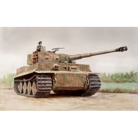 1:56 PZ.KPFW.VI TIGER  (NOT GLUE,PAINTS AND BRUSH)