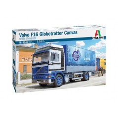 1:24 VOLVO F-16 GLOBETROTTER CANVAS W/ELEVATOR