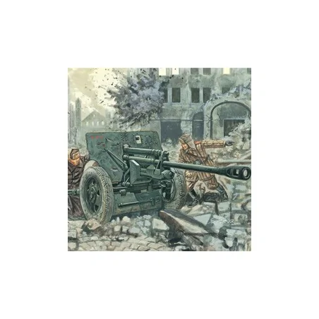 ITALERI 6097 - ZIS 3 AT Gun con sirvientes WWII - ESCALA 1/72