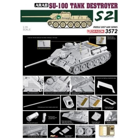 1:35 EGYPTIAN ARMY SU-100 TANK DESTROYER