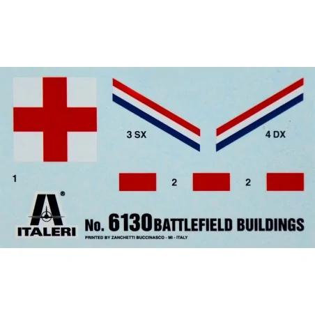 ITALERI 6130 - Edificios del campo de batalla - ESCALA 1/72