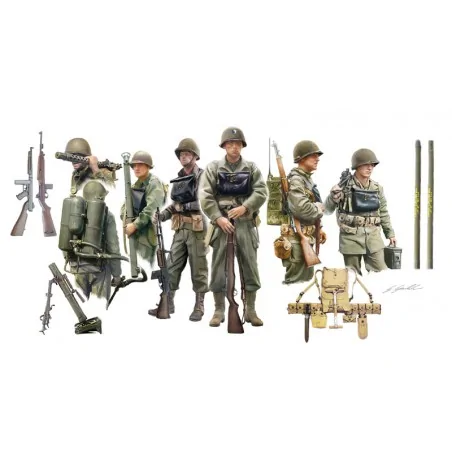 ITALERI 6522 - Infantería estadounidense WWII - ESCALA 1/35