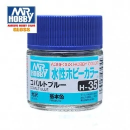 Mr.HOBBY AQUEOUS COLOR H035 - Azul cobalto brillo