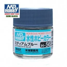 Mr.HOBBY AQUEOUS COLOR H056 - Azul intermedio satinado