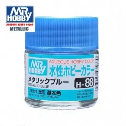 Mr.HOBBY AQUEOUS COLOR H088 - Azul metalizado