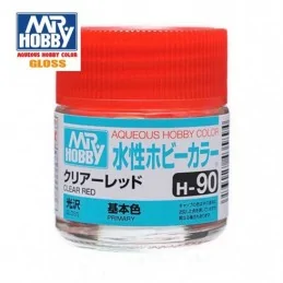 Mr.HOBBY AQUEOUS COLOR H090 - Rojo transparente brillo