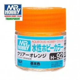 Mr.HOBBY AQUEOUS COLOR H092 - Naranja transparente brillo