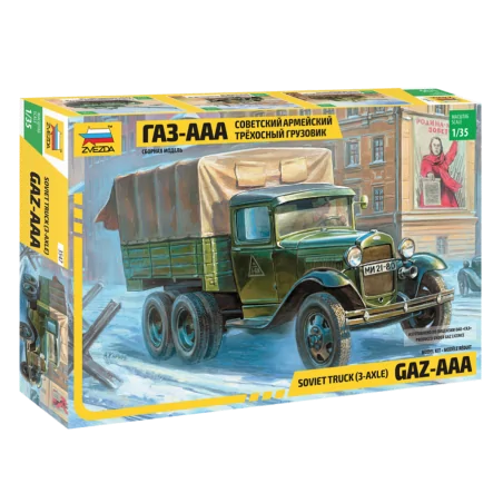 ZVEZDA 3547 - GAZ-AAA Soviet Truck (3-axle) - ESCALA 1/35