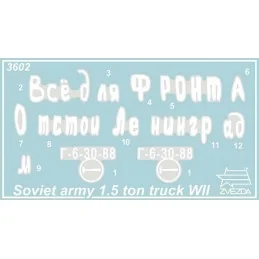 ZVEZDA 3602 - Soviet Light Truck GAZ AA - ESCALA 1/35