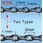 MASTER TOOLS 06624 - 400MM universal fine chains set (two types)