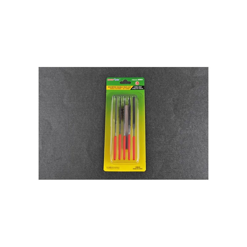 MASTER TOOLS 09964 - Assorted needle files set (Middle Toothed)