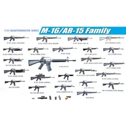 DRAGON 3801 - 16/AR-15 Family - ESCALA 1/35