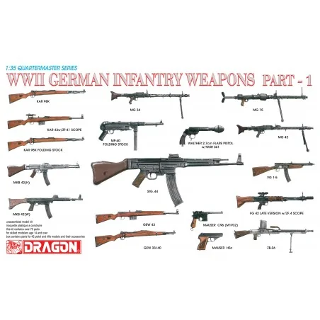 DRAGON 3809 - WWII German Infantry Weapons - ESCALA 1/35
