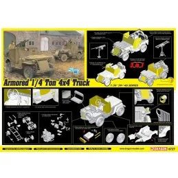 DRAGON 6727 - Armored 1/4-Ton 4x4 Truck w/.50-cal Machine Gun - ESCALA1/35