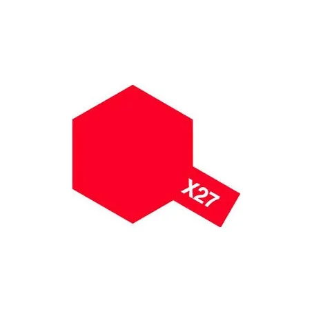 TAMIYA Acrylic Mini X-27 Clear Red