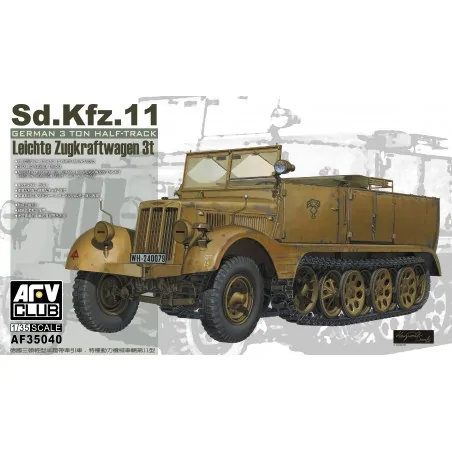 AFV35040 Sdkfz11 3 TON ESCALA:1/35