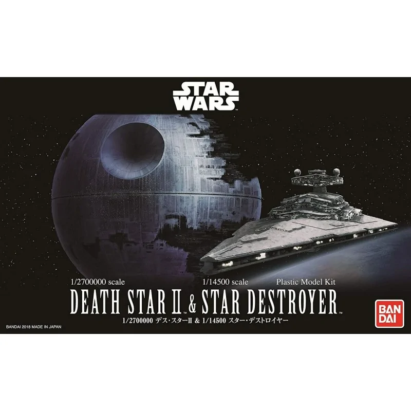 REVELL 01207 STAR WARS DEATH STAR II + IMPERIAL STAR D ESCALA:1/145