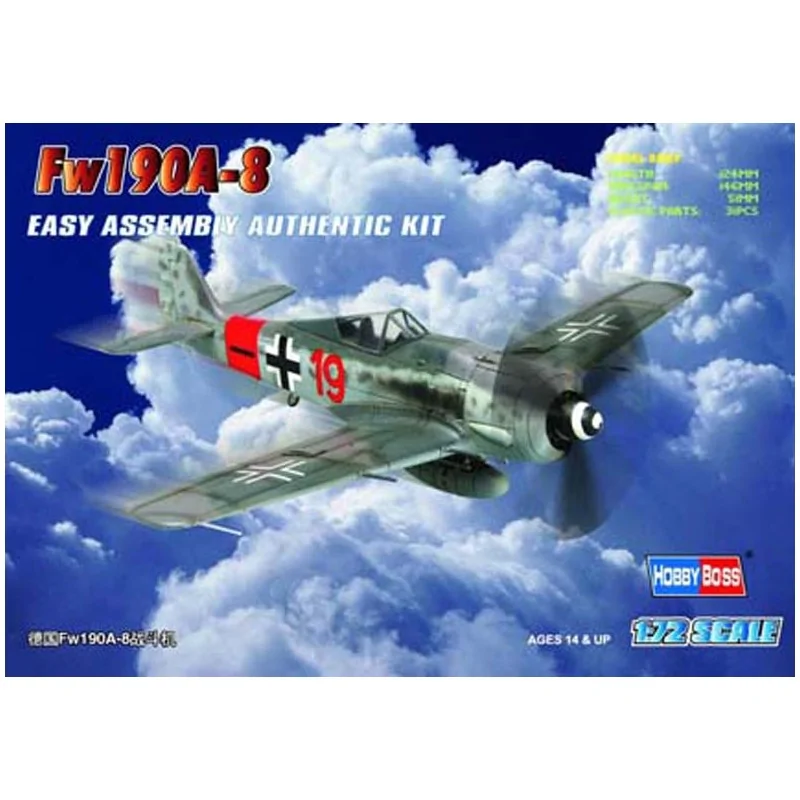 HOBBY BOSS 80244 Germany Fw190A-8 Fighter ESCALA:1/72