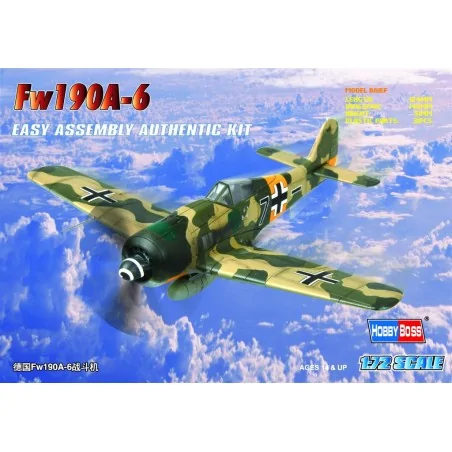 HOBBY BOSS 80245 Germany Fw190A-6 Fighter ESCALA:1/72