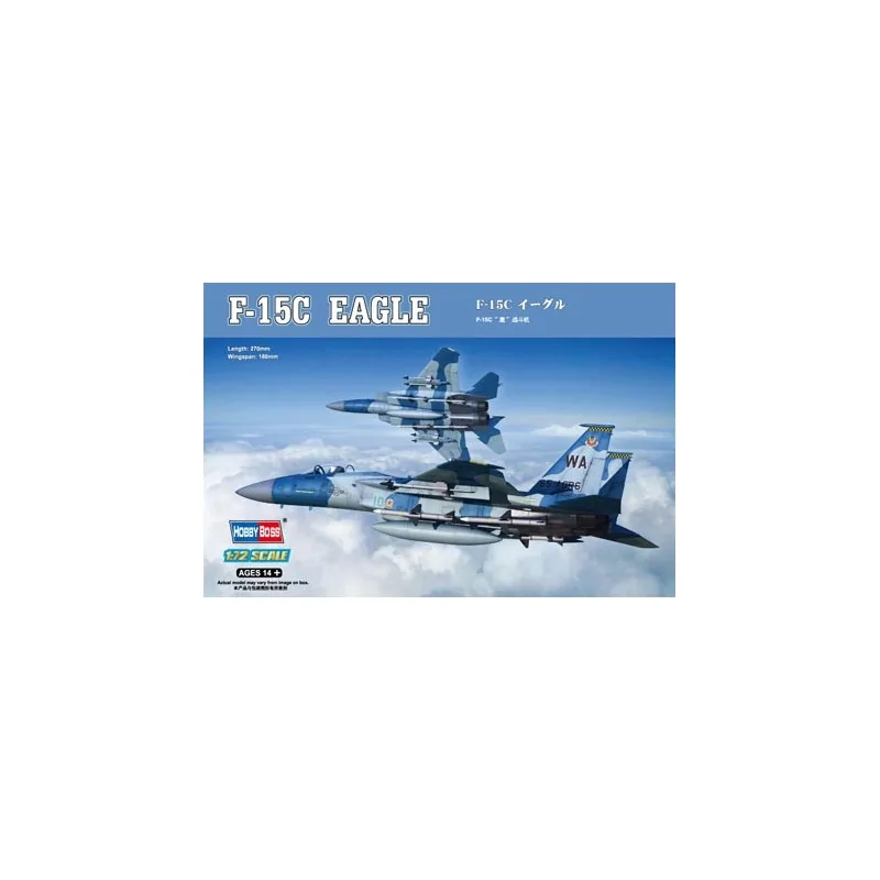 HOBBY BOSS 80270 F-15C Eagle Fighter ESCALA:1/72