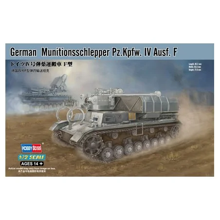 Hobby Boss 82908 German Munitionsschlepper Pz.Kpfw.IV Ausf.F Escala:1/72