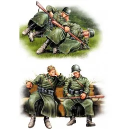 German Infantry-Taking a rest