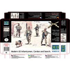 Modern U.S.infantrymen. Cordon and Search
