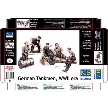 German tankmen, WWII era