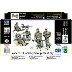 Modern UK infantrymen present day