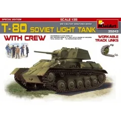 T-80 Soviet Light Tank w/Crew Special Edition