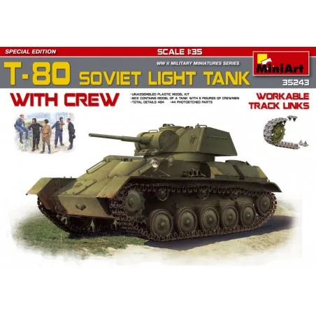 T-80 Soviet Light Tank w/Crew SpecialEdi