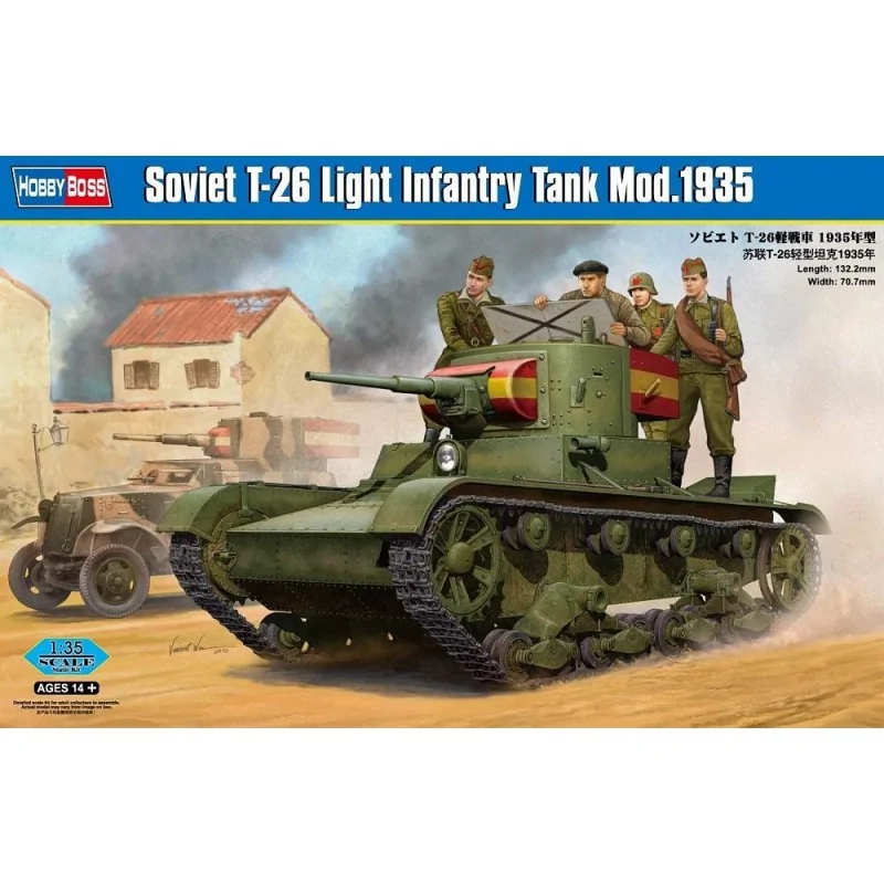 Soviet T-26 Light Infantry Tank Mod.1935 ESP