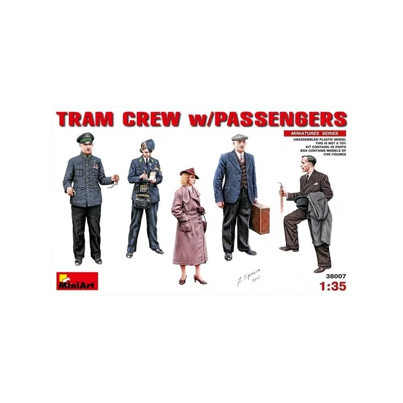 Tram Crew with Passenger