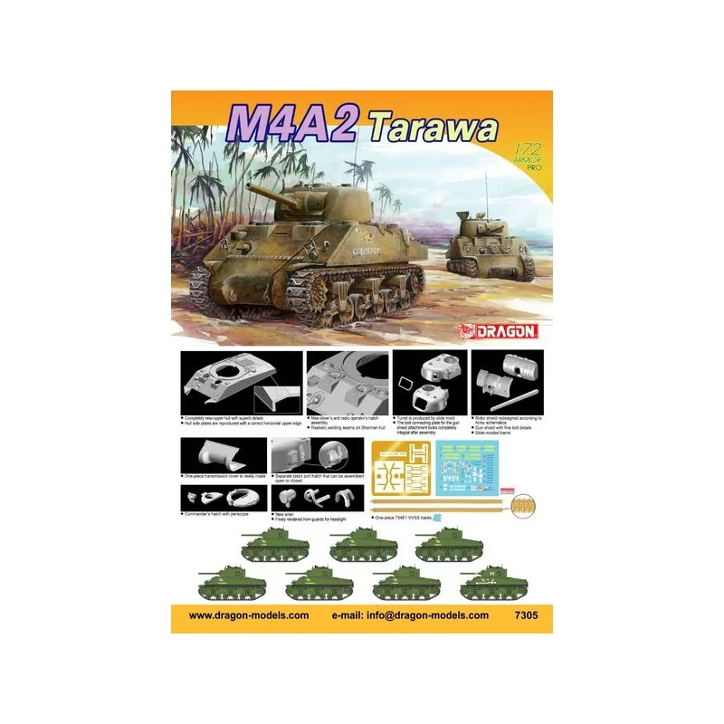 Sherman M4A2 75mm, Tarawa USMC PTO