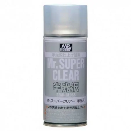 MSC Mr.Super Clear Semi-Gloss (Satinado) 170 ml Mr.Hobby