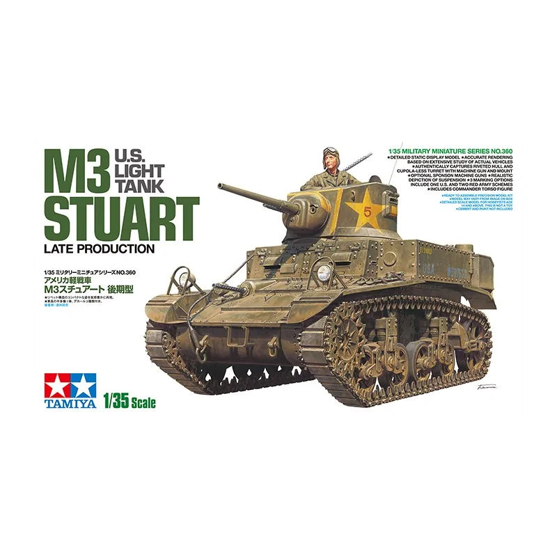US Light Tank M3 Stuart Late Production