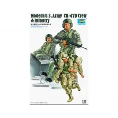 Modern U.S. Army CH-47D Crew&Infantry