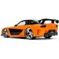2006 Mazda RX-7 "Fast & Furious + Figura Han" Naranja/Negro